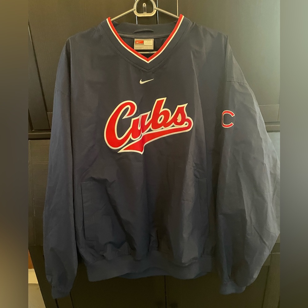 Chicago Cubs Nike MLB Genuine Merchandise - windbreaker v-neck pullover sweater